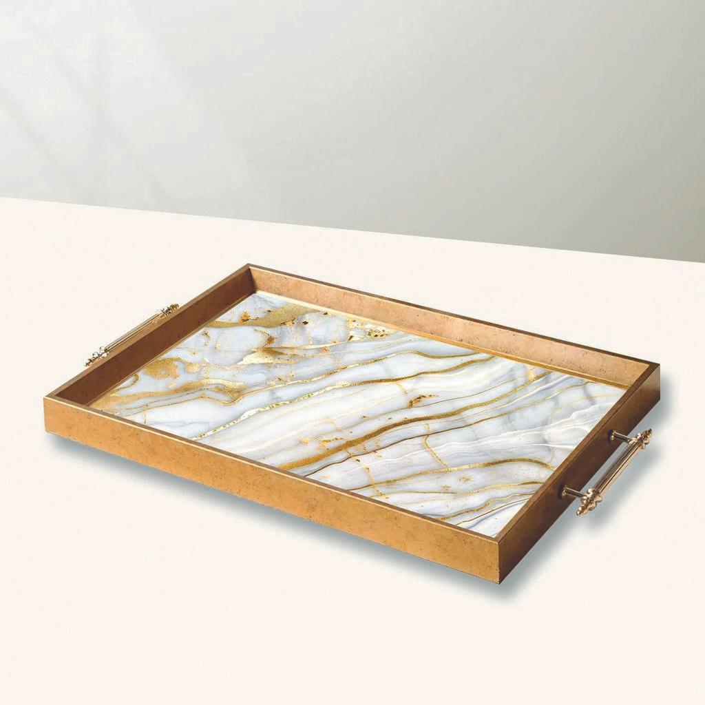 Aberto Design poslužavnik TPEA10012 50 x 29 x 3,5 cm, šareni