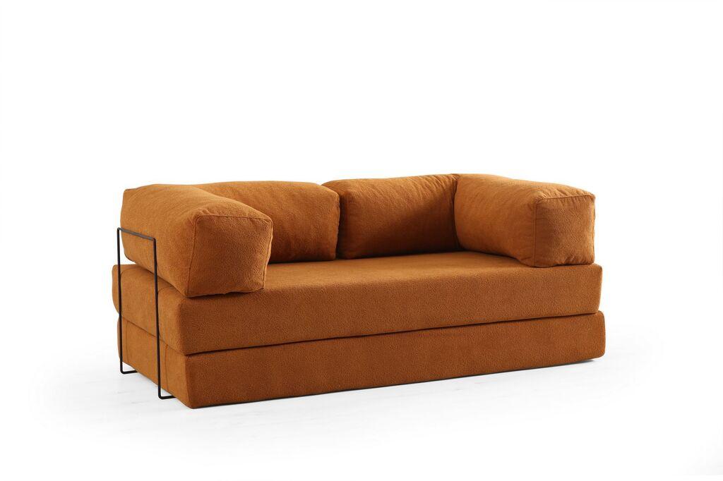 Atelier del Sofa Dvosjed Via Con, 200x100x80 cm, Narandžasta