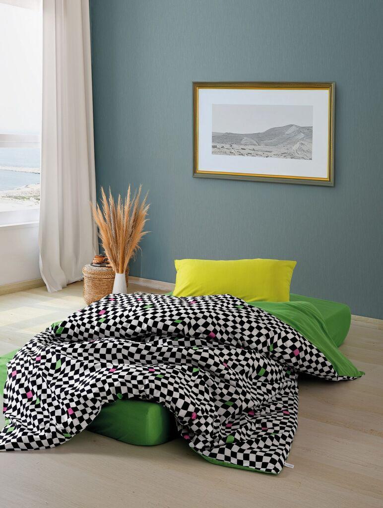 L'essentiel Maison set posteljine Dazzle, 160x220 cm, crna