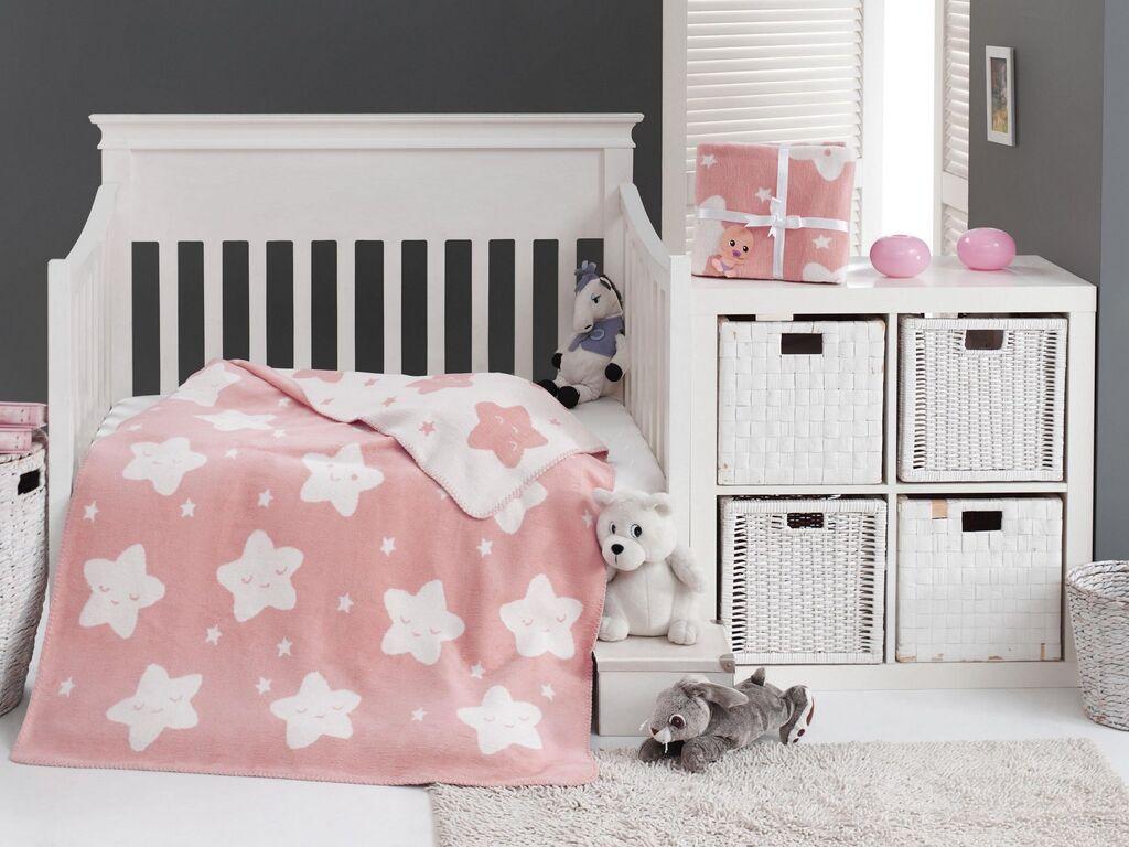 Conceptum Hypnose pokrivač za bebe Old, 100x120 cm, roze