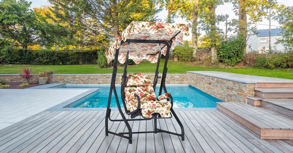 Hanah Home vrtna ljuljačka Camellia, 100x165x110cm, šarena