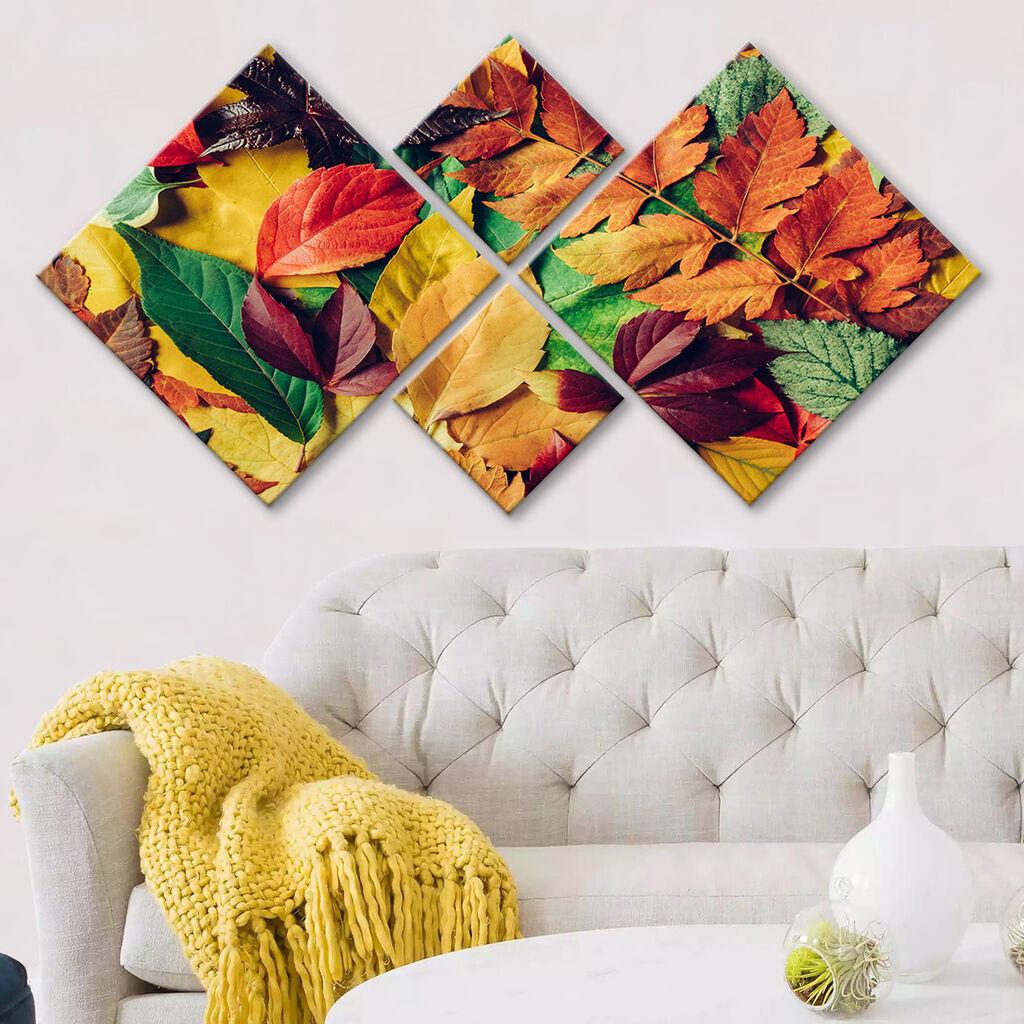 Wallity slika 4MDF1844594797, 60x115 cm, 4 dijela