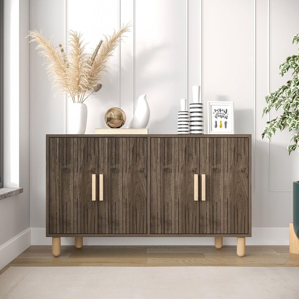 Hanah Home Konzola Roger, 120x73,6x29,6 cm, Orah