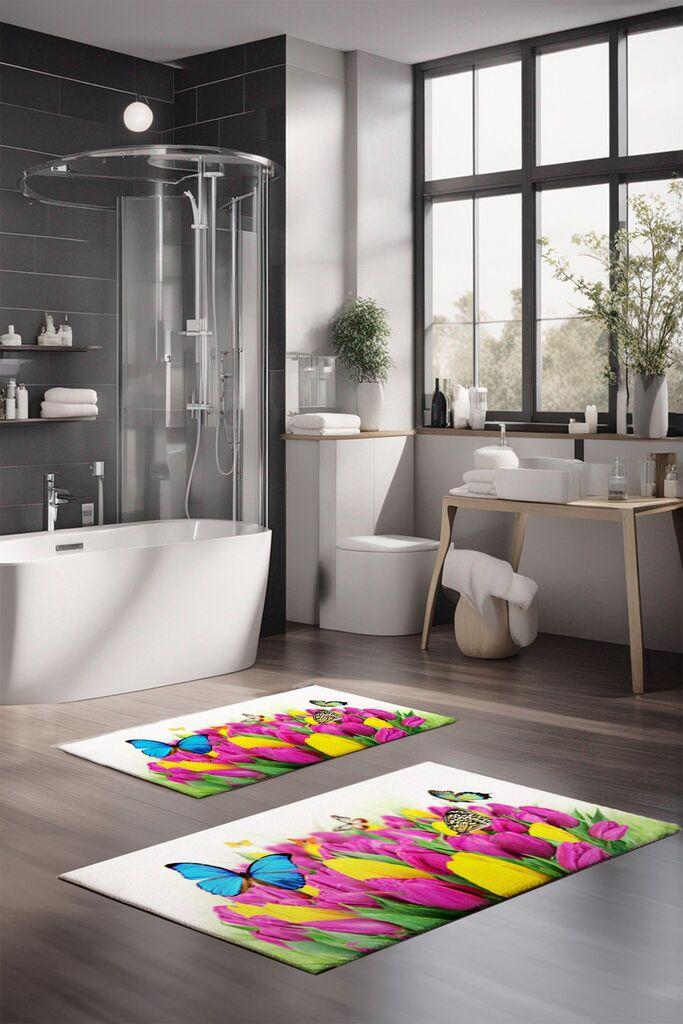 L'essentiel Maison Set prostirki za kupatilo CT-5110, 2 komada, šarene