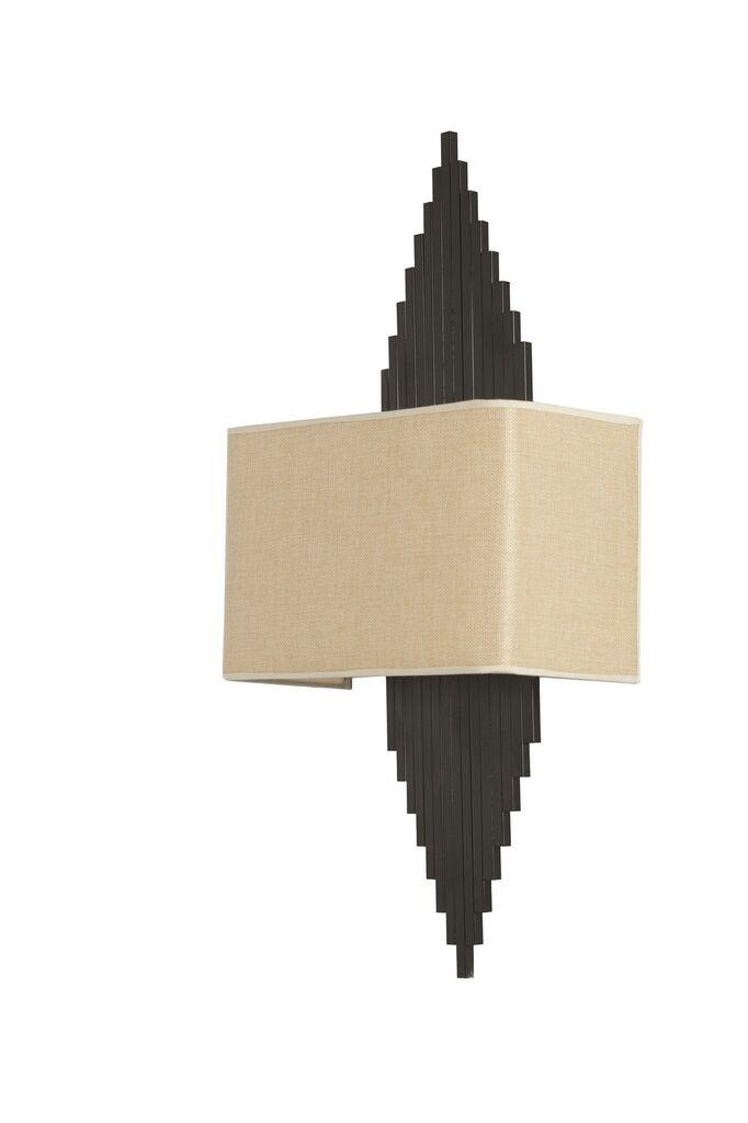 Opviq Zidna lampa E14 Grlo, Crno-bež