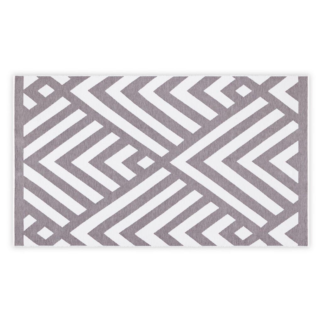 L'essentiel Maison Peškir za plažu 100x180cm Sivo-bijeli