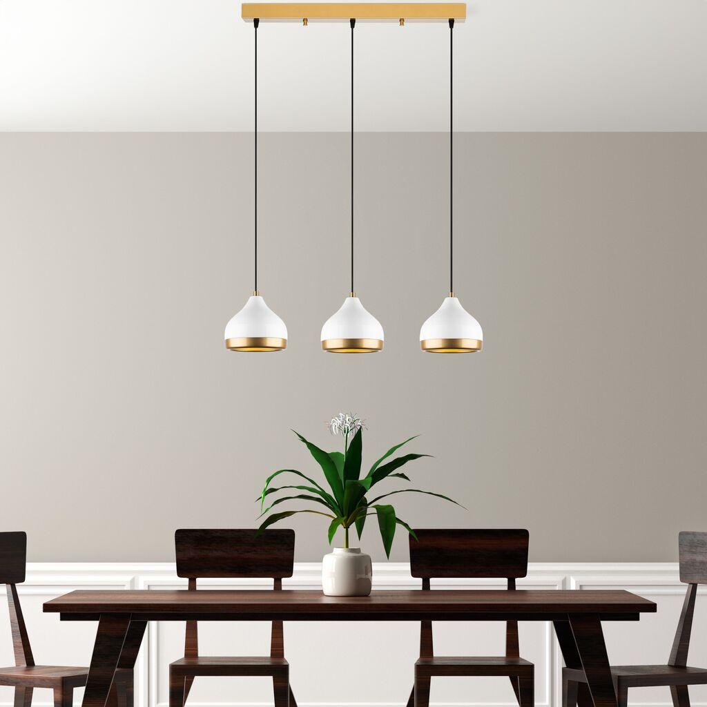 Opviq Luster Yildo-M-6880, 67x17x111cm, IP20, Bijelo-zlatna boja