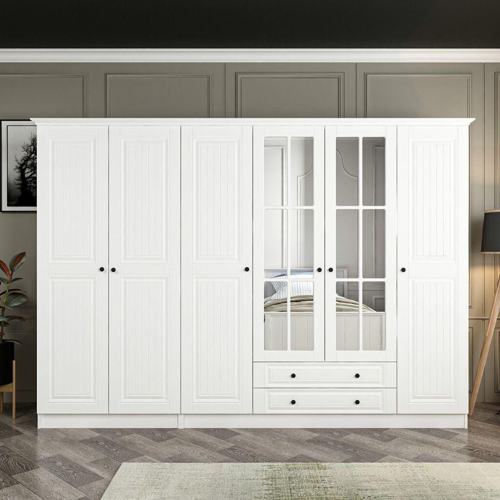 Hanah Home Kale 4019 Ormar, 270x190x52cm, Bijeli