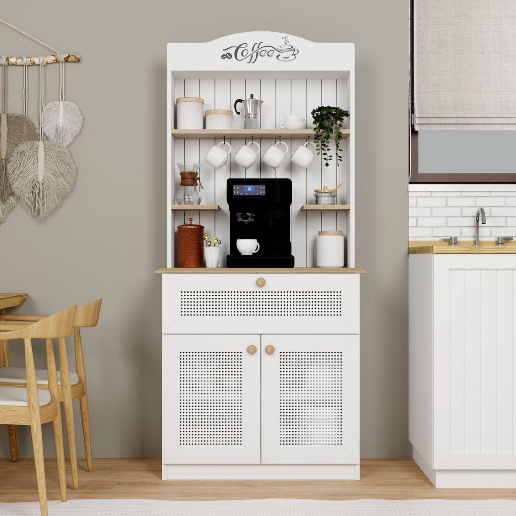 Hanah Home Kuhinjska polica Lucas 1600-148, 80x100x42 cm, Bijela