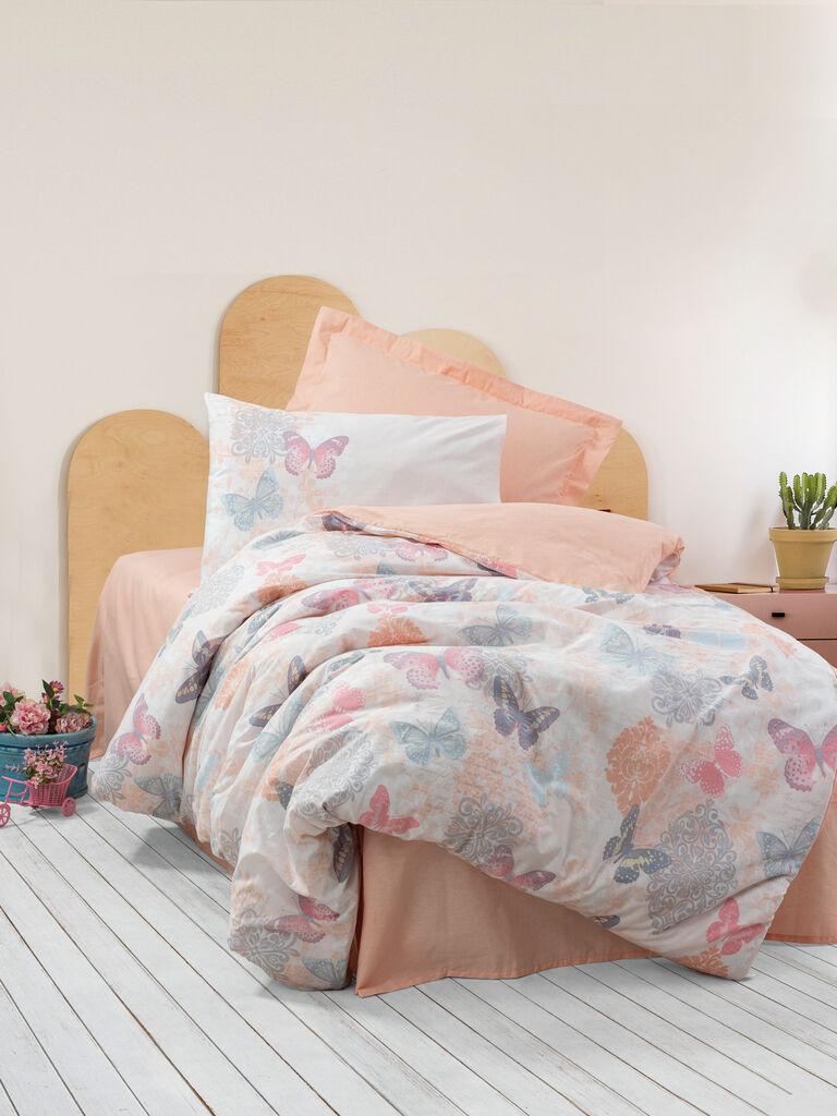 L'essentiel Maison Set Jednokrevetna dječja posteljina Kimela, 160x220 cm, narančasta