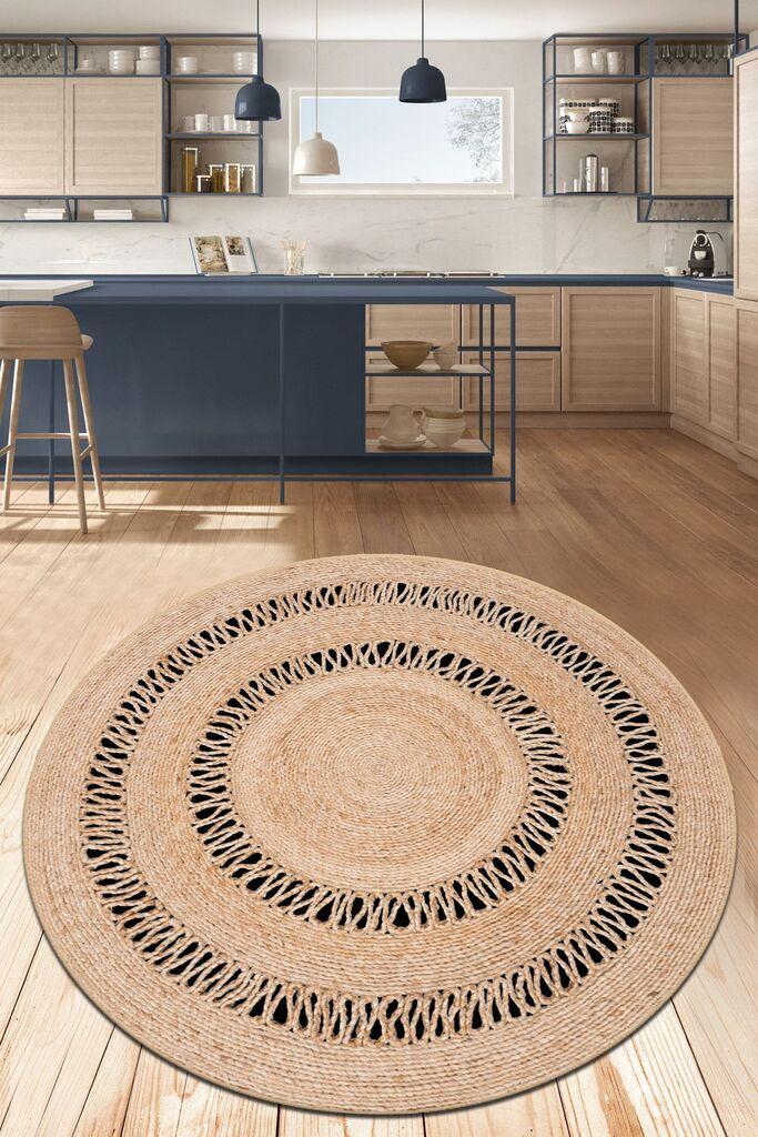 Conceptum Hypnose tepih od jute 140, O140cm, šareni