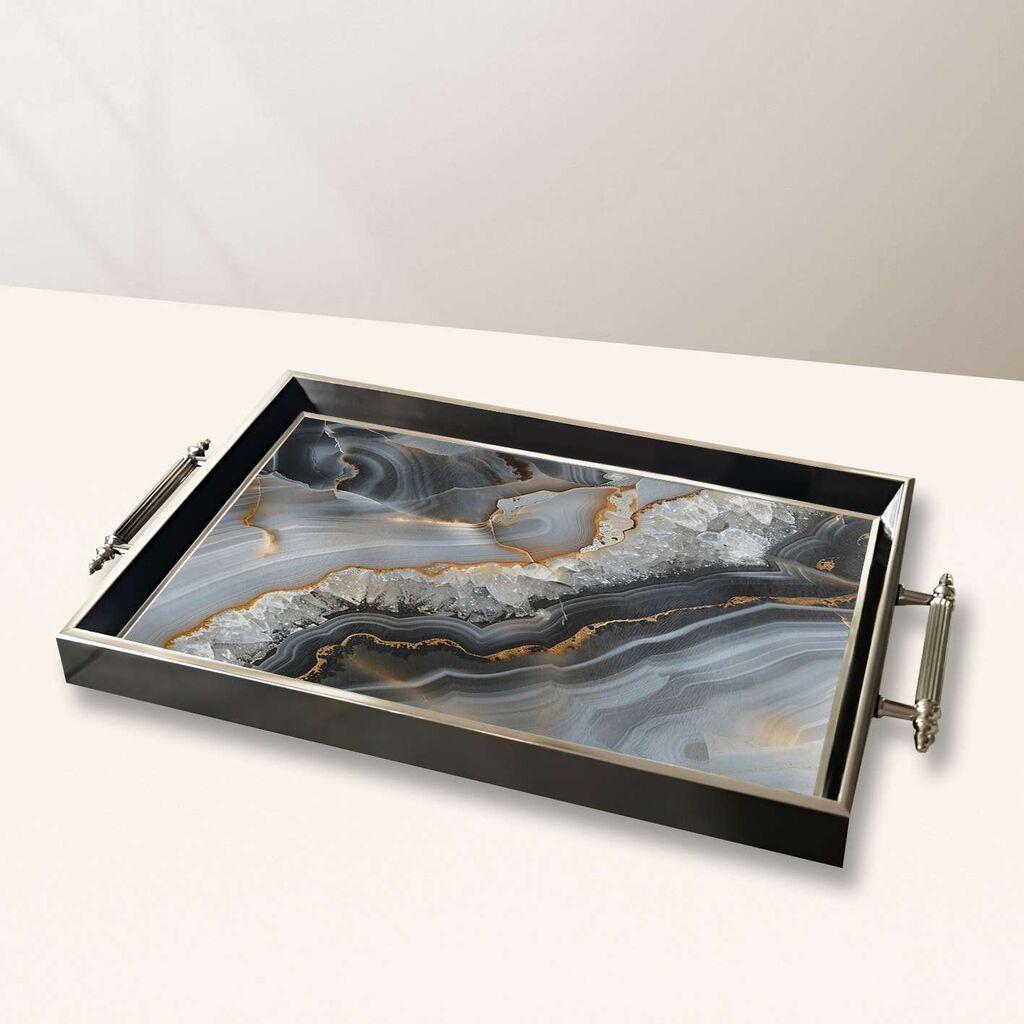 Aberto Design poslužavnik TPG10047 50 x 29 x 3,5 cm, šareni