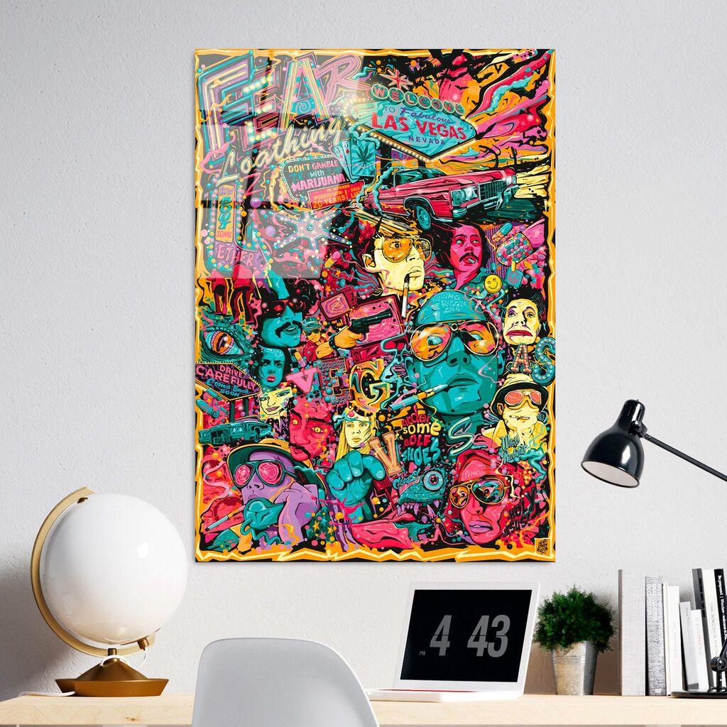 Wallity Slika od kaljenog stakla 70x100cm