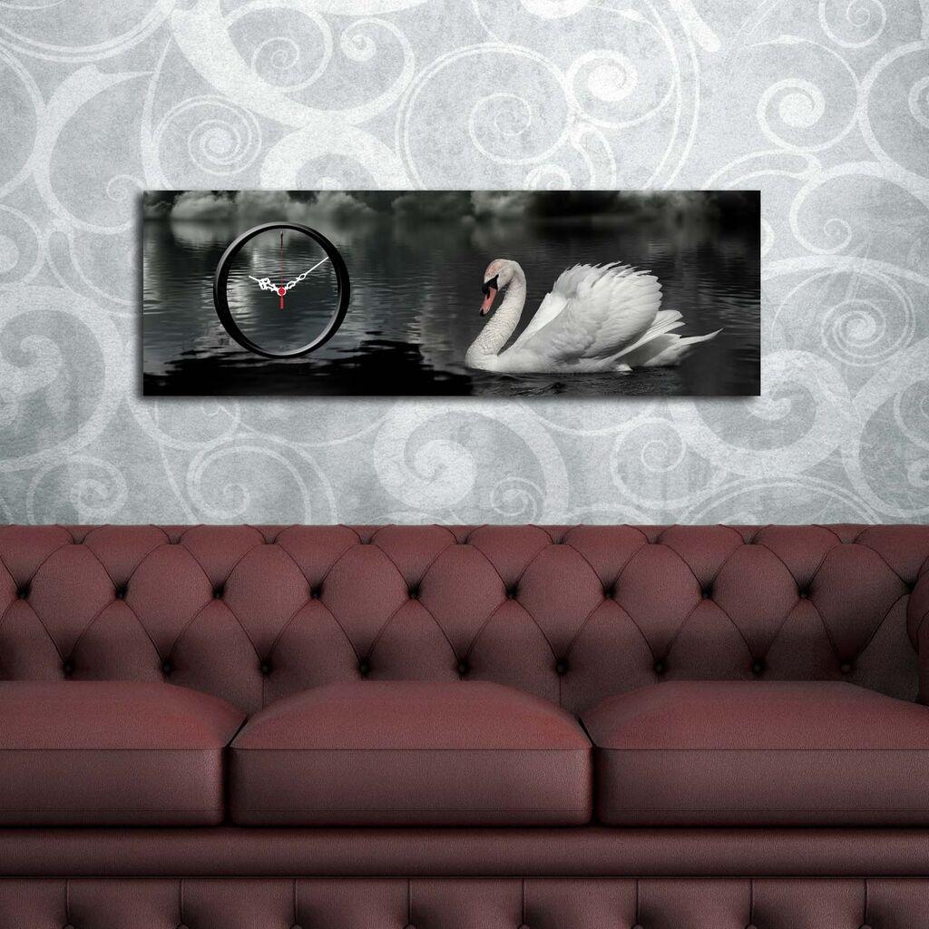 Zidni sat Wallity 30x90cm Šareni