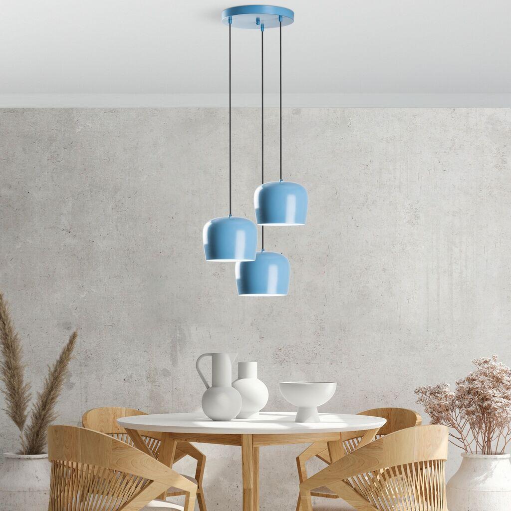 Opviq Luster Yozgat-N-1413, 45-114cm, O45 cm, 3xE27, Plava
