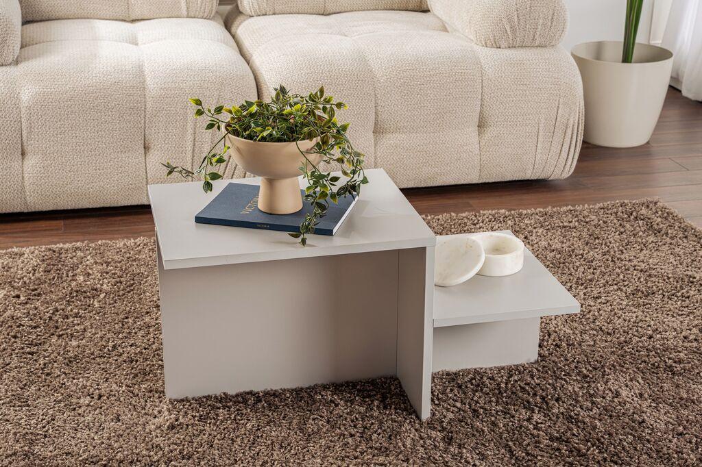 Nordure Klub sto Harmony, 80x40x40cm, Siva