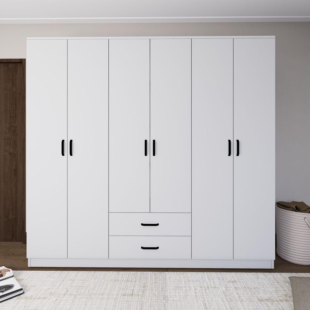 Hanah Home Ormar Yaman 1600-63, 180x190x45 cm, Bijeli