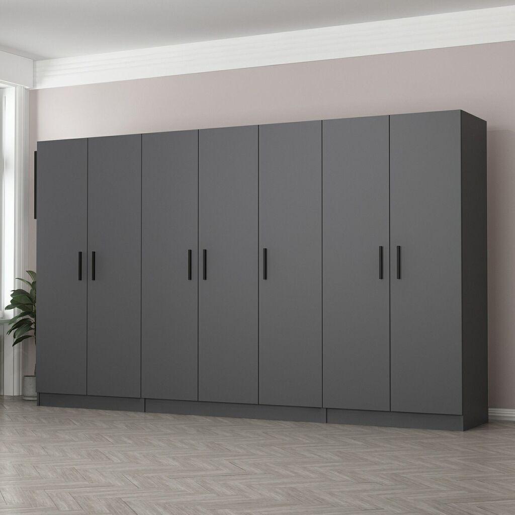 Hanah Home Ormar Kale-4978, 315x190x52 cm, Antracit