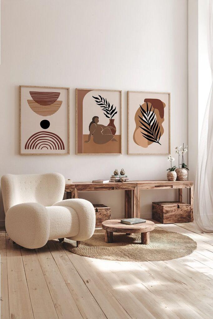 Wallity slika 3Dartsoho36, 3 dijela, 33 x 48 cm