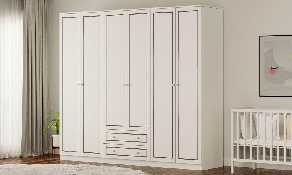 Hanah Home Ormar Rb-094-01, 210x180x52 cm, Bijeli
