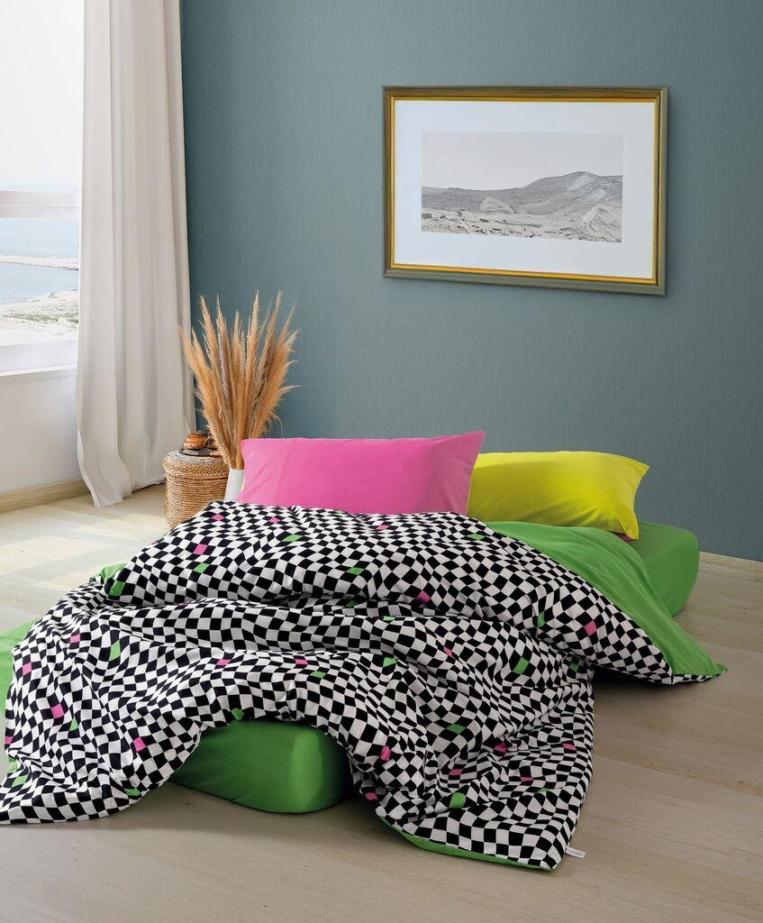 L'essentiel Maison set posteljine Dazzle, zelena