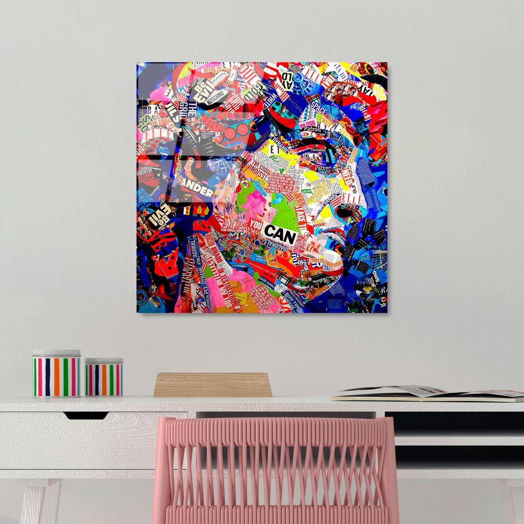 Wallity Slika od kaljenog stakla 50x50cm