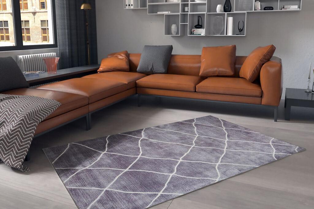 Conceptum Hypnose tepih Funk Chenille 60, 75x150cm, siva