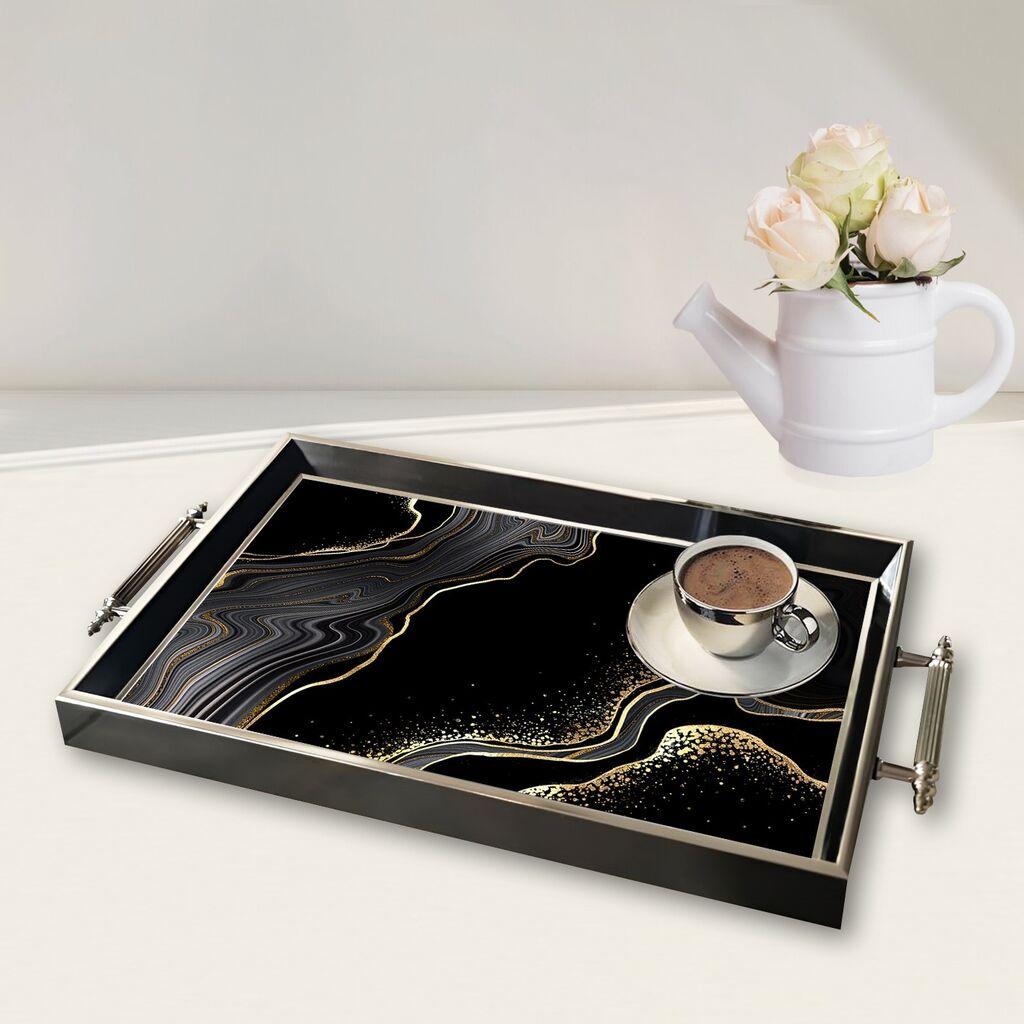 Aberto Design poslužavnik TPG9872 50 x 29 x 3,5 cm, šareni