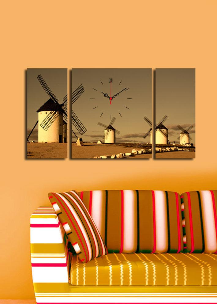 Zidni sat Wallity 3P204045CS-20, 84x45 cm, 3 dijela
