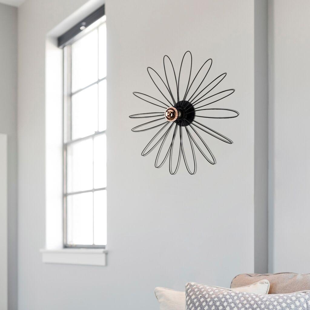 Opviq Zidna lampa E27 Max 40W, Crna