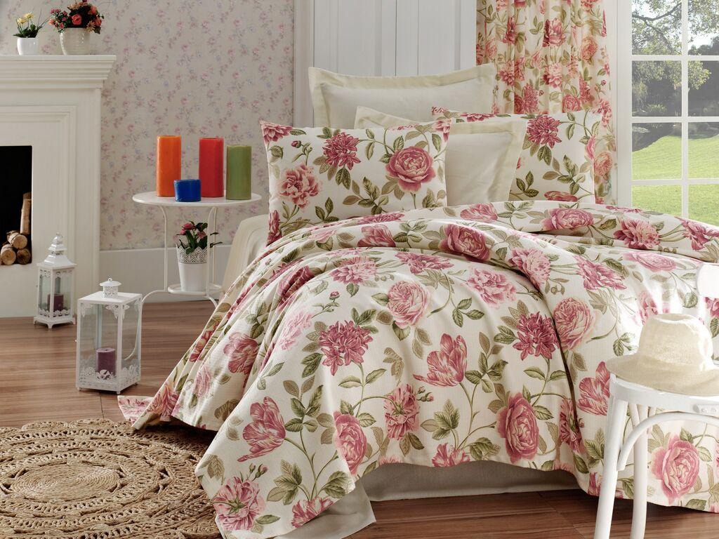 L'essentiel Maison Set Prekrivač za bračni krevet Care, 200x235cm, roze