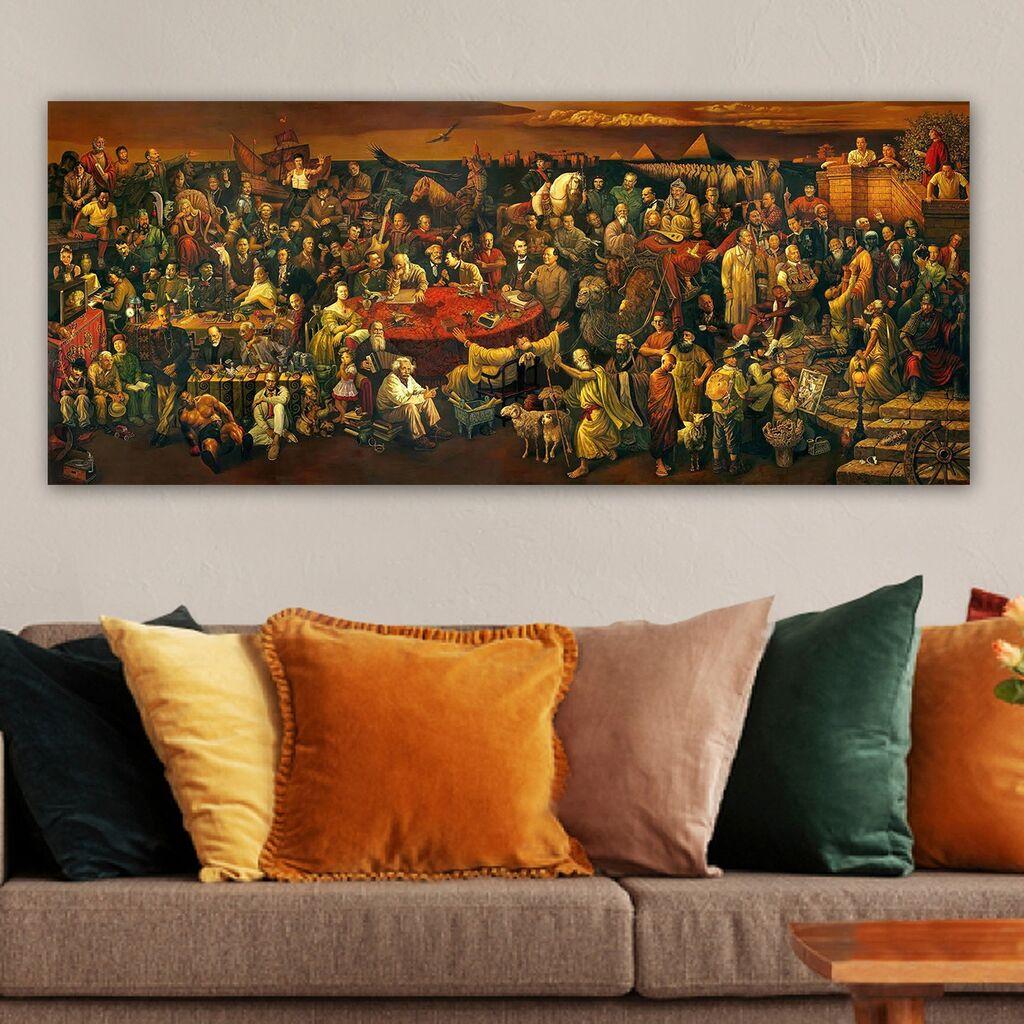 Slika na zidu na platnu 50x120cm