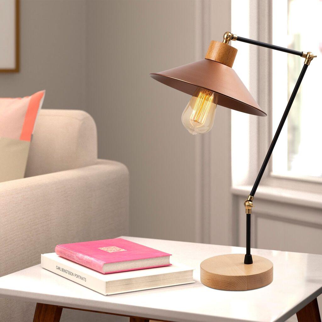 Opviq Stona lampa E27 Grlo, Bakar