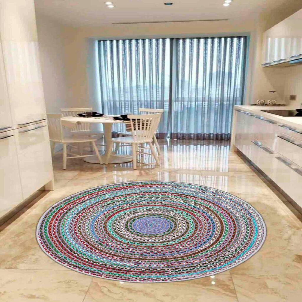 Conceptum Hypnose tepih Wookece266, O70cm, plava