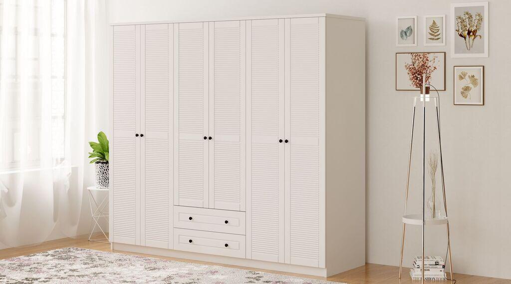 Hanah Home Ormar Rb-064-01, 210x210x52 cm, Bijeli