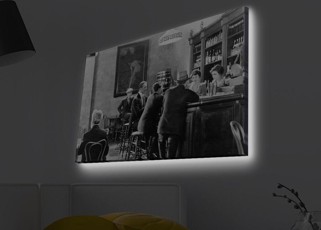 Slika na platnu Wallity sa LED osvetljenjem 45x70cm