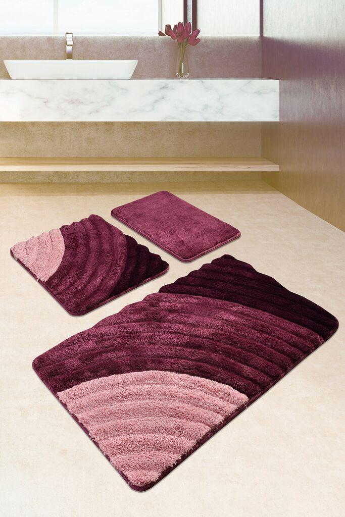 L'essentiel Maison Set od 3 kupaonska tepiha Colorful