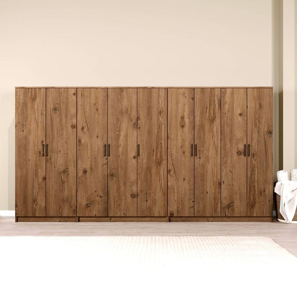 Hanah Home Ormar Kardelen 1600-124, 340x180x51.8 cm, , Smeđa