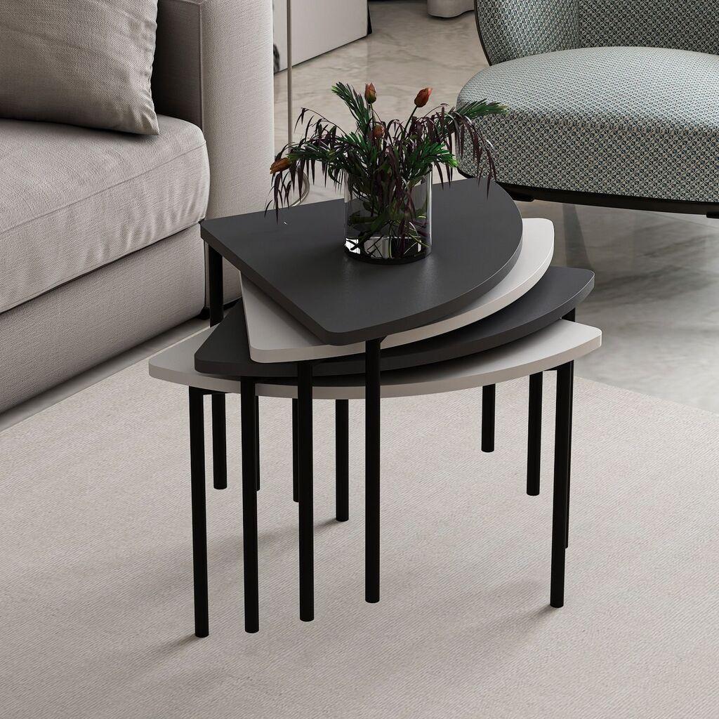 Hanah Home Klub sto Emma 8920, 90x42x42 cm, Crni