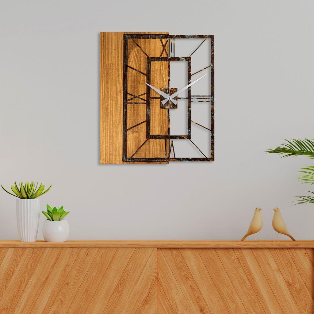 Zidni sat Wallity 37 A, 49 x 58 cm, Crni