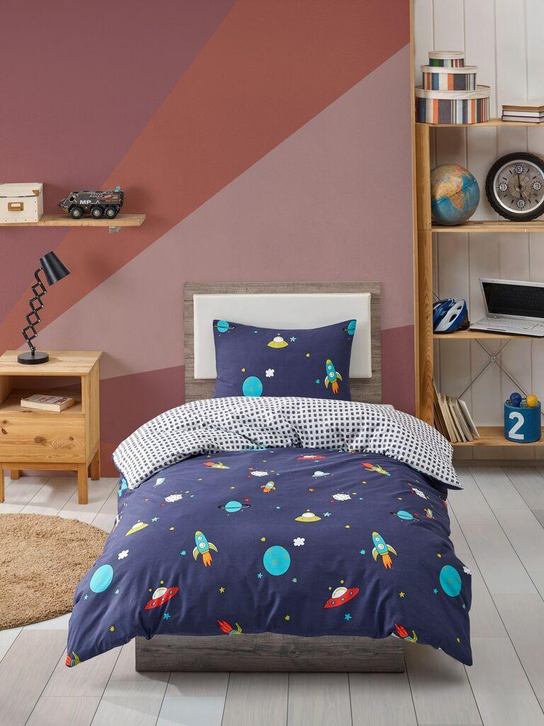 L'essentiel Maison set posteljine Uzay, 140x200 cm, Teget