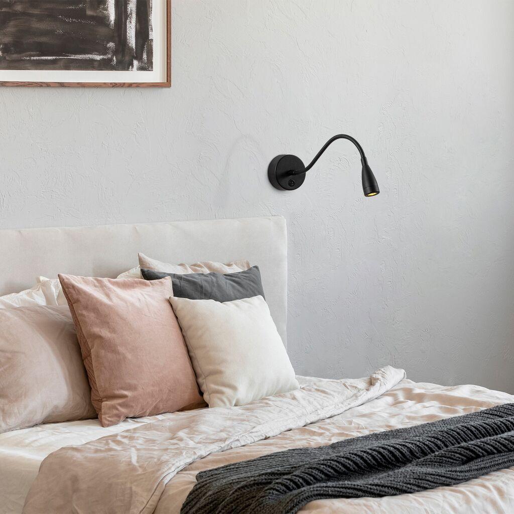 Opviq Reading 3246 Zidna lampa, crna