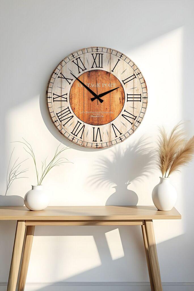 Wallity Dekorativni zidni sat Huhuas00032, 50x50 cm