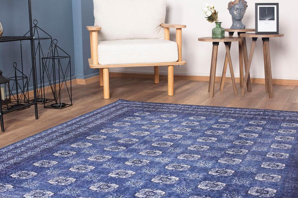 Conceptum Hypnose Tepih Blues Chenille 277, 75x230cm, Tamnoplava