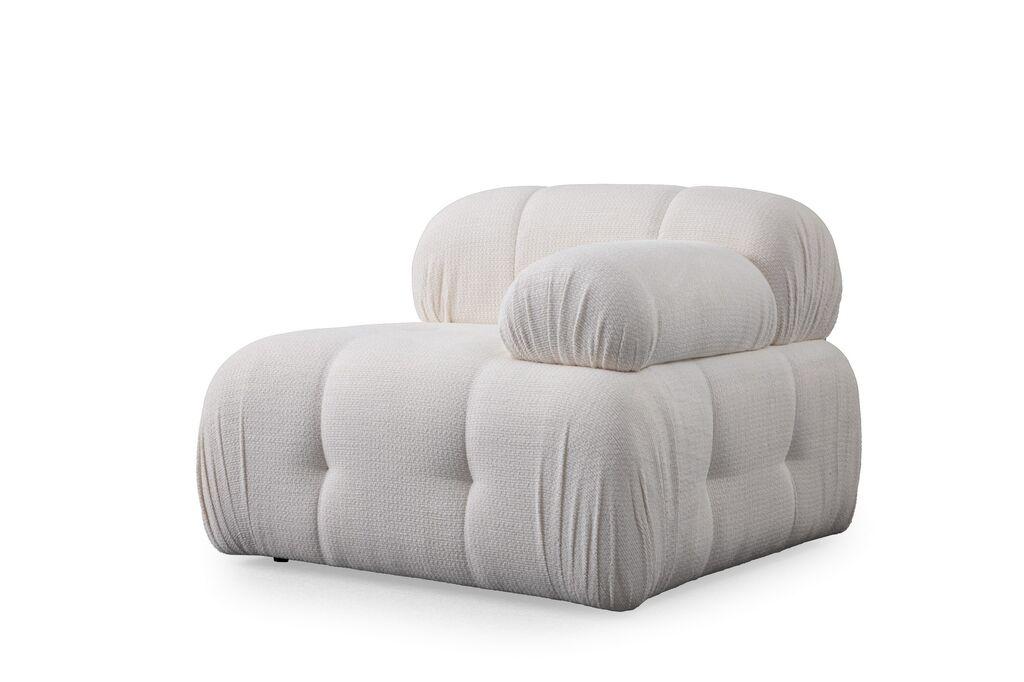 Atelier del Sofa Fotelja Petite 1R, 95 x 95 x 75 cm, Bijela