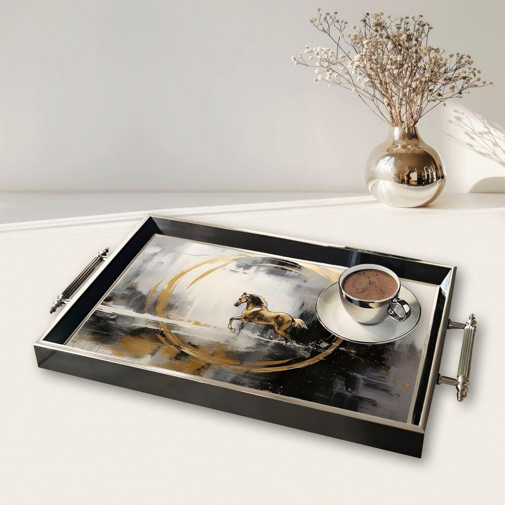Aberto Design poslužavnik TPG9830 50 x 29 x 3,5 cm, šareni