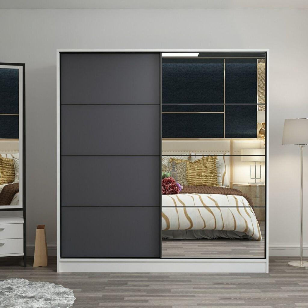 Hanah Home Ormar Kale-7155, 220x210x52 cm, Antracit