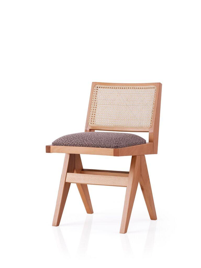 Hanah Home Trpezarijska stolica Oblik 4303, 45x77x59,5 cm, Smeđa