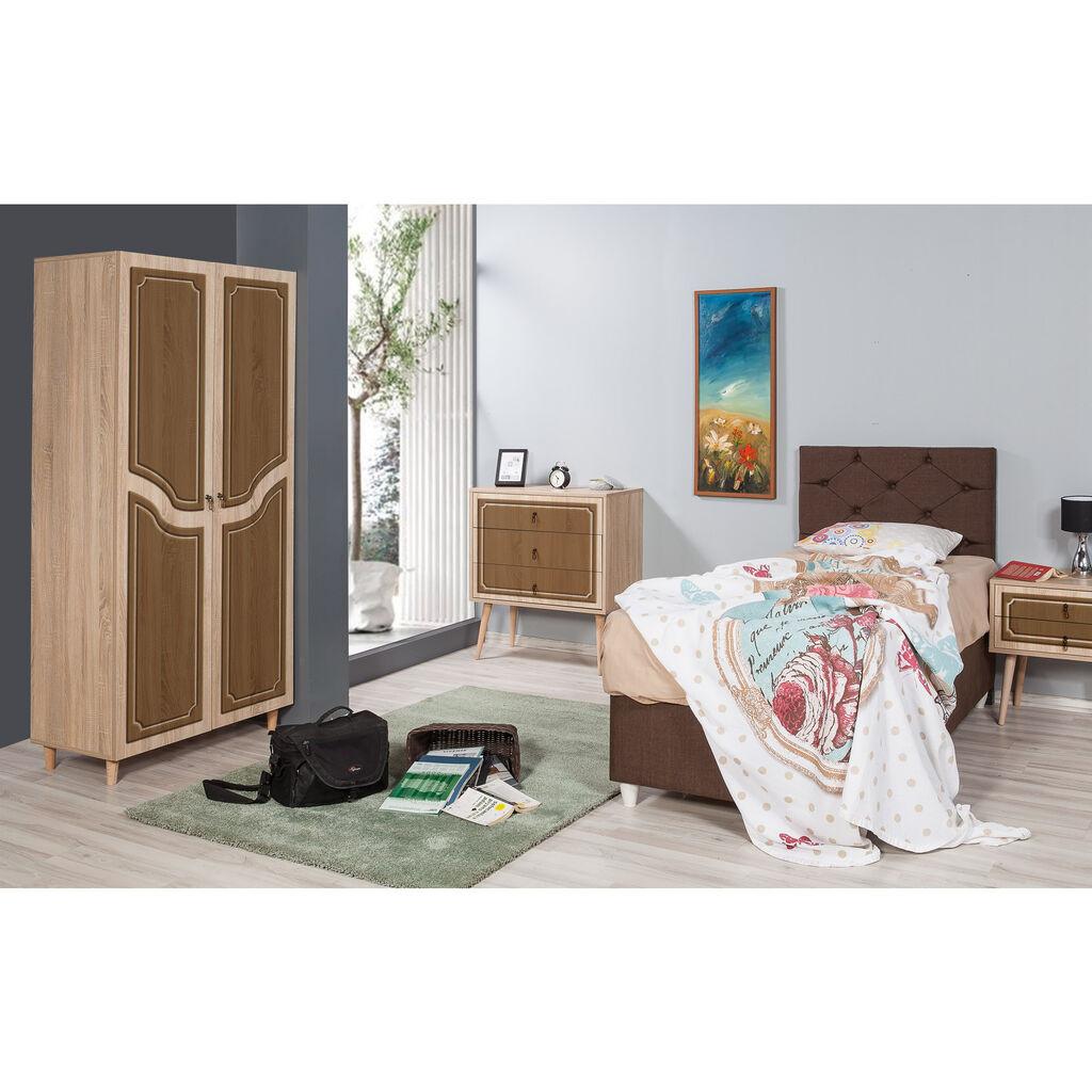 Hanah Home Ormar Stil-622, 90x192x52 cm, Hrast-smeđa