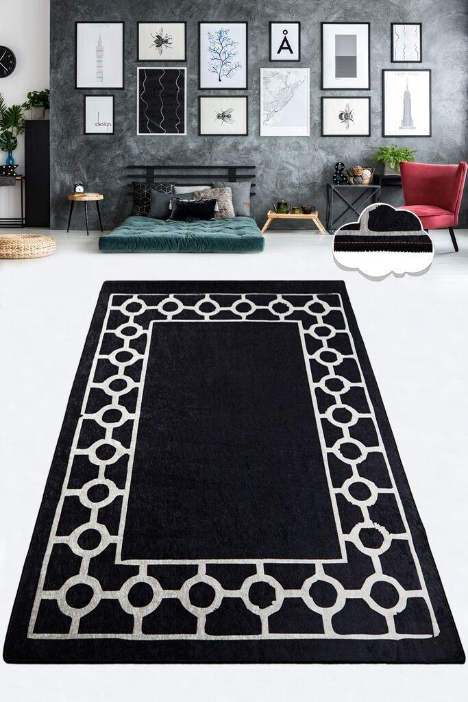 Conceptum Hypnose Tepih Bague, 100x300cm, Crno-bijela